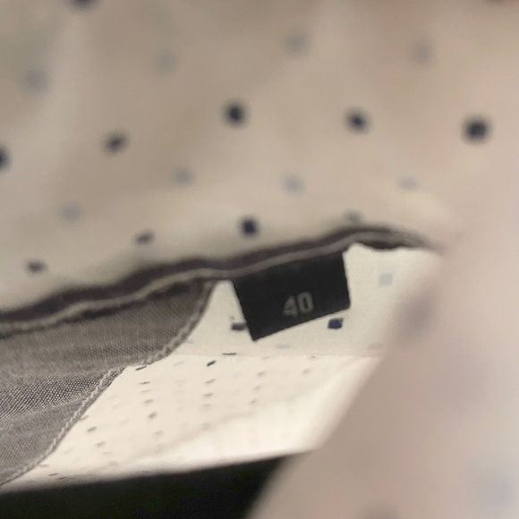 Women’s Marc O’Polo White Navy & Light Blue Mini Square Check Button Up Shirt - Picture 8 of 9